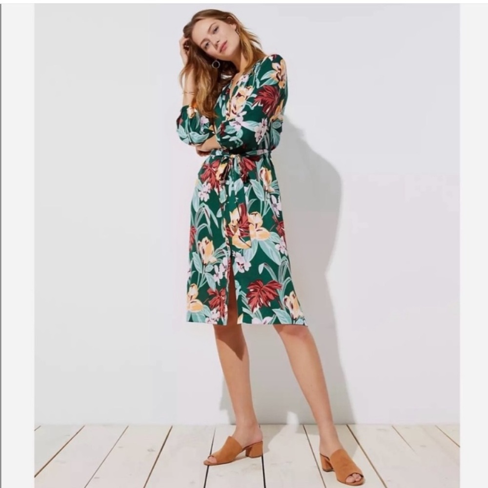Loft Midi Shirtdress